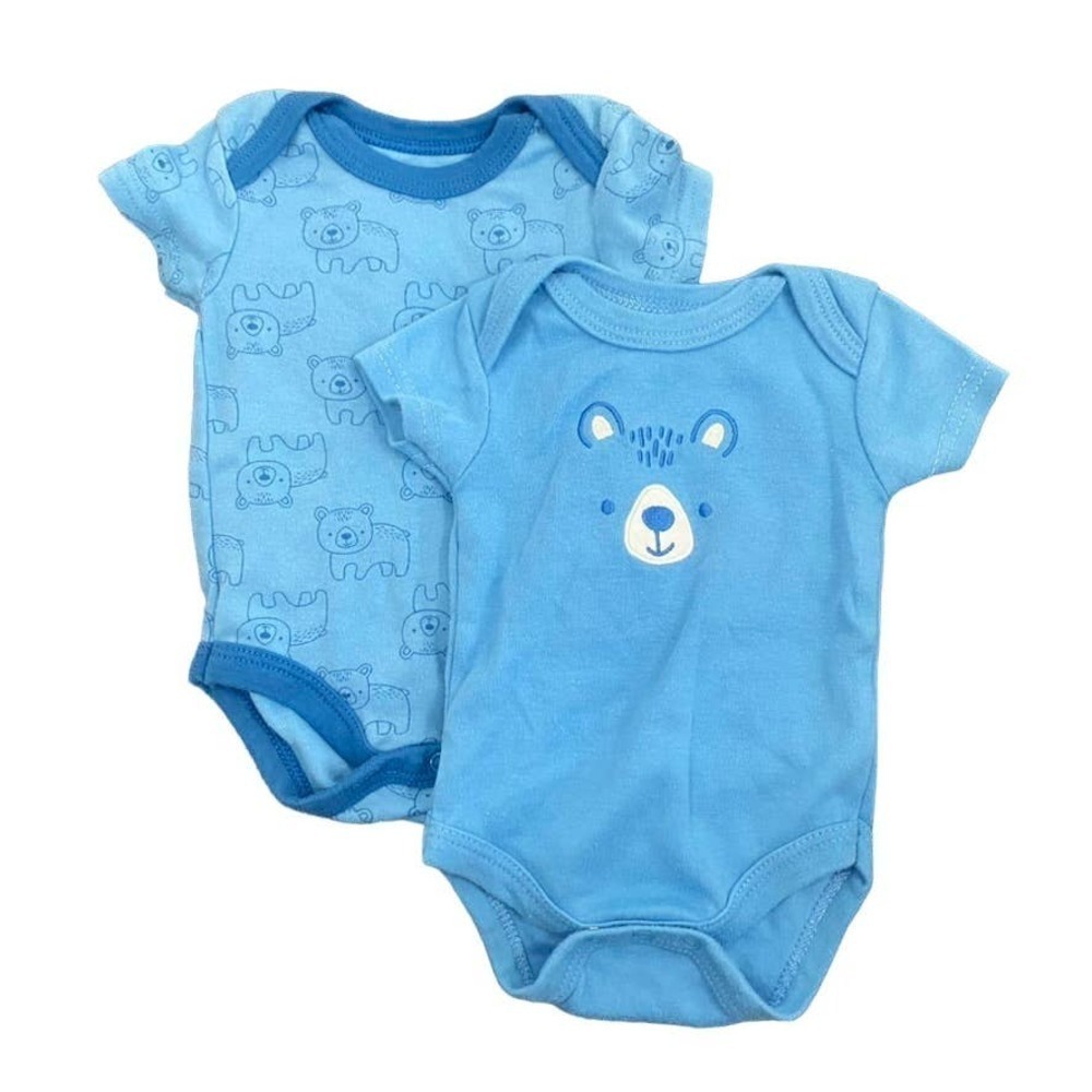 Baby Views Bear Bodysuit in Blue, Size 0-3M​​​​​​​​​